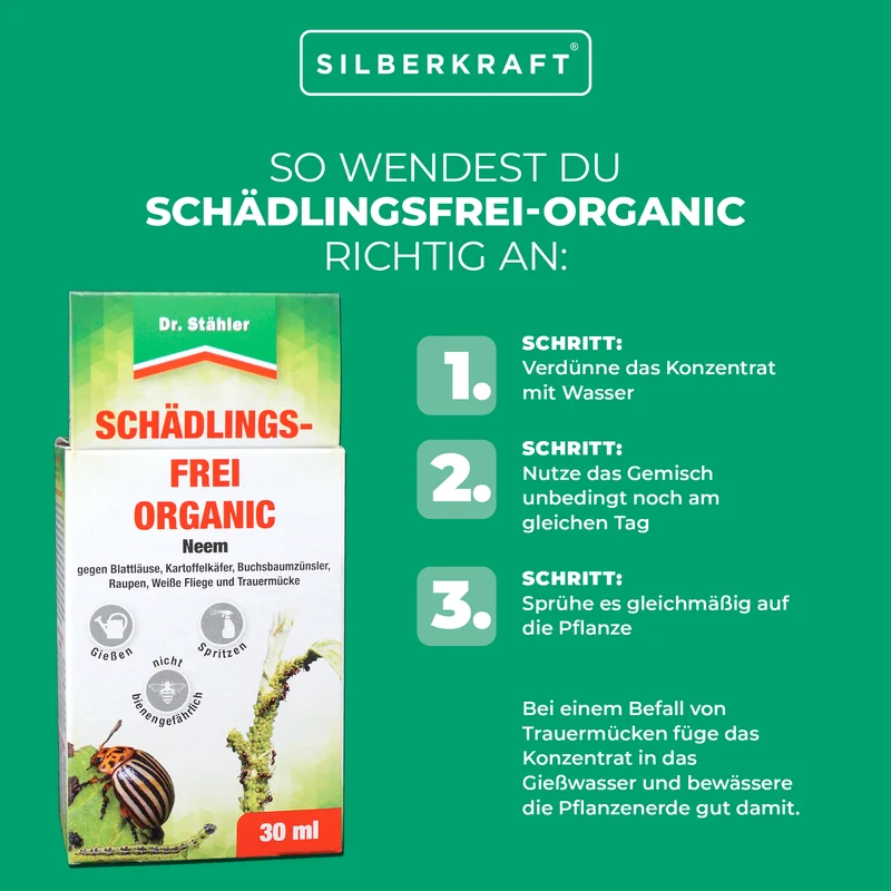 Schädlingsfrei-Organic mit Neem-Baum-Extrakt: Schutz vor Schädlingen