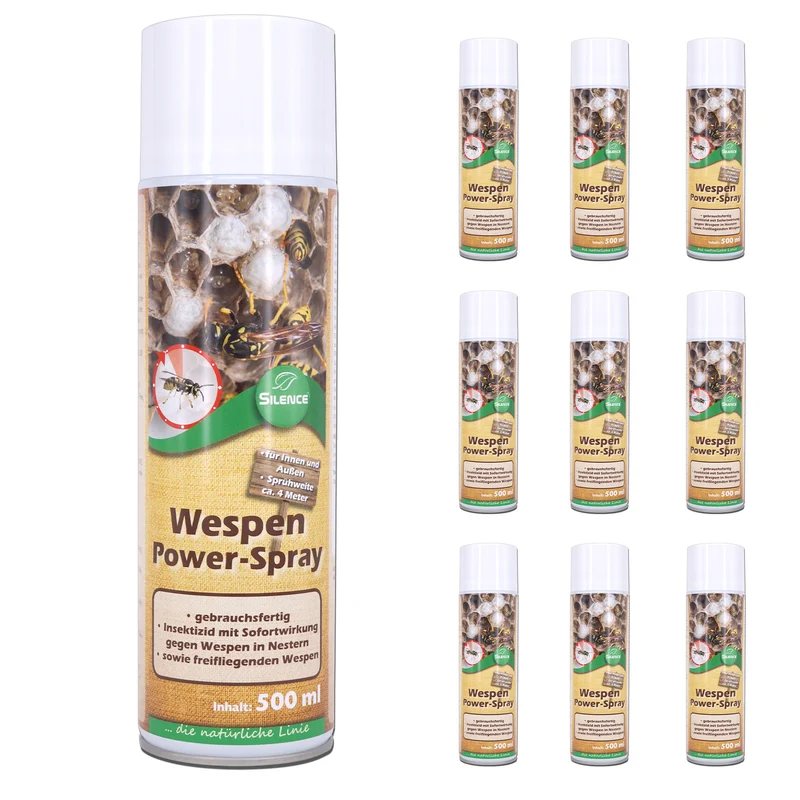 Silence Wespen-Power Spray: Gebrauchsfertiges Insekten-Spray mit sofortiger Wirkung