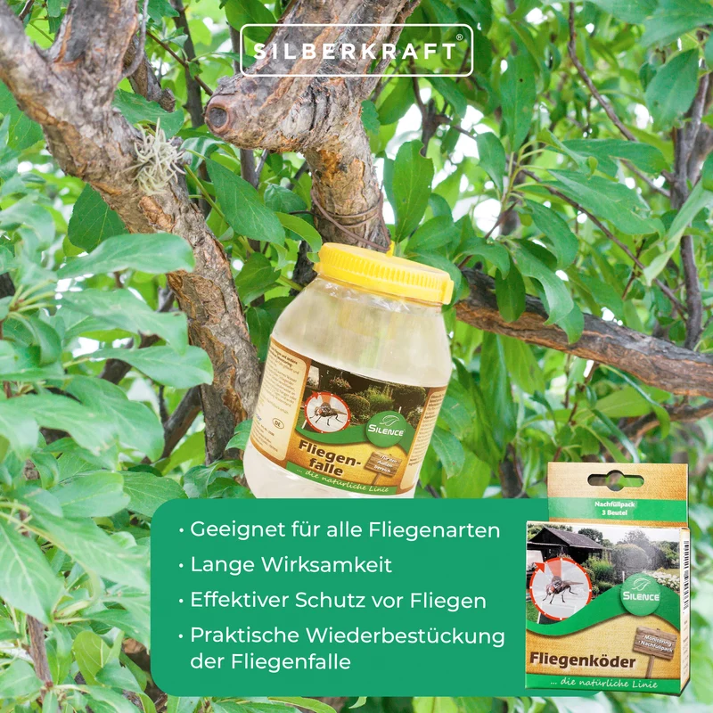 Silence Fliegenfalle Nachfüllpack: zur Wiederbestückung der Silence Fliegenfalle