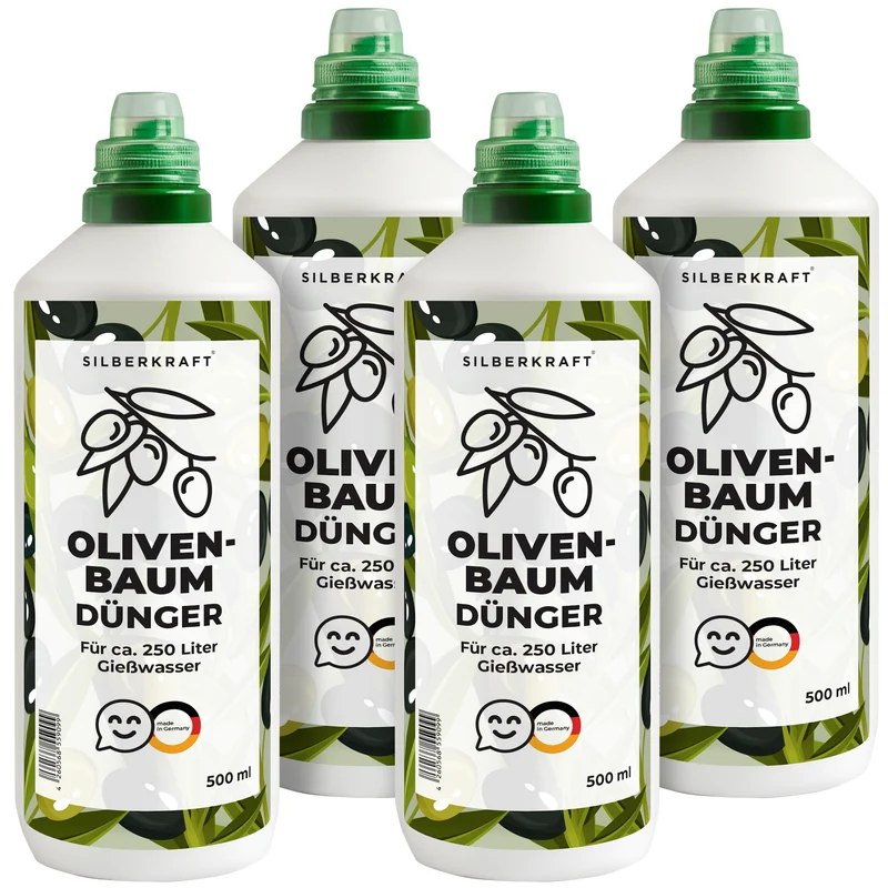 Olivenbaumdünger – Mineralischer NPK Flüssigdünger mit Stickstoff – Dünger für Olivenbaum – Mediterrane Kübelpflanzen-Dünger