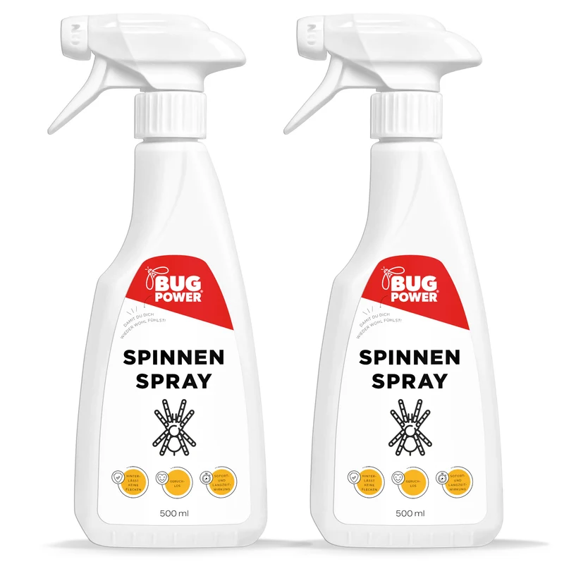 BugPower Spinnen Spray - effektiv gegen Spinnen