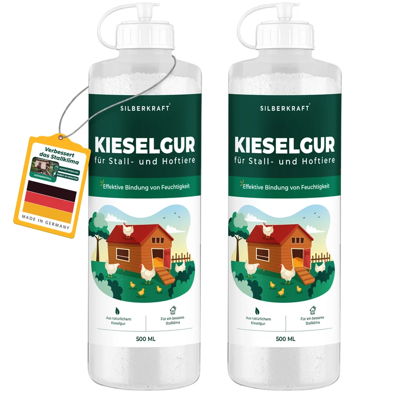 Kieselgur für Hühner & Hoftiere