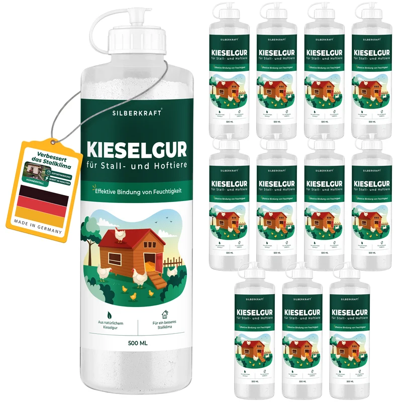 Kieselgur für Hühner & Hoftiere