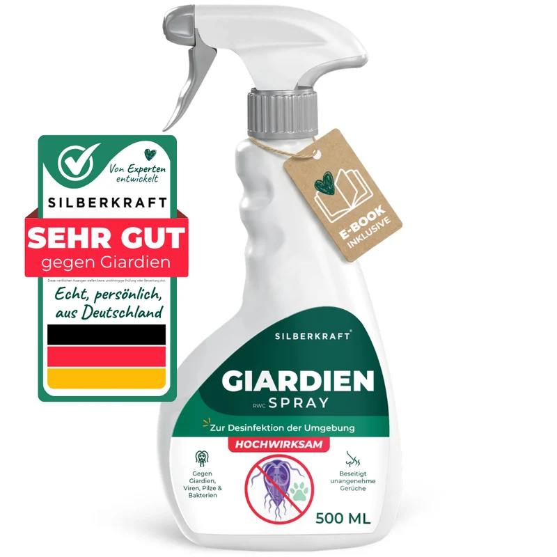 Giardienspray gegen Giardien, Bakterien, Viren & Pilze inkl. kostenloses eBook