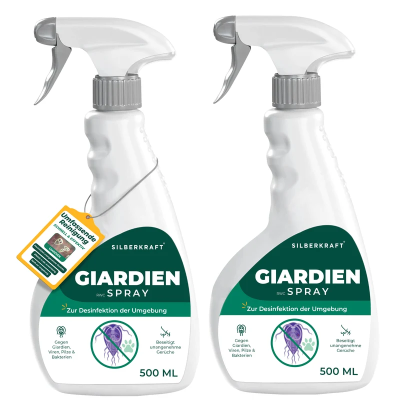 Giardienspray gegen Giardien, Bakterien, Viren & Pilze inkl. kostenloses eBook