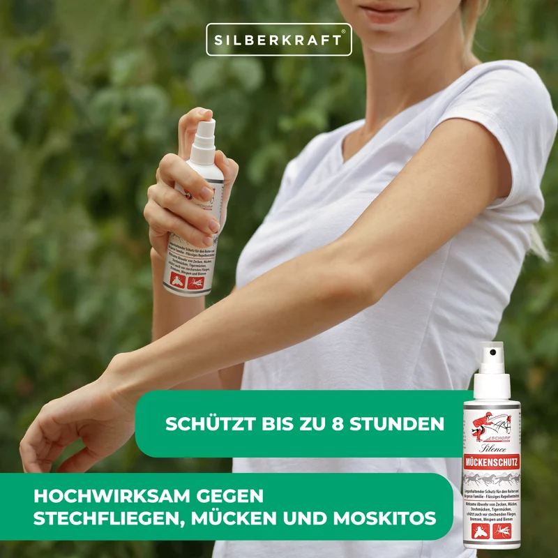 Effektives Mückenschutz-Spray für Reiter