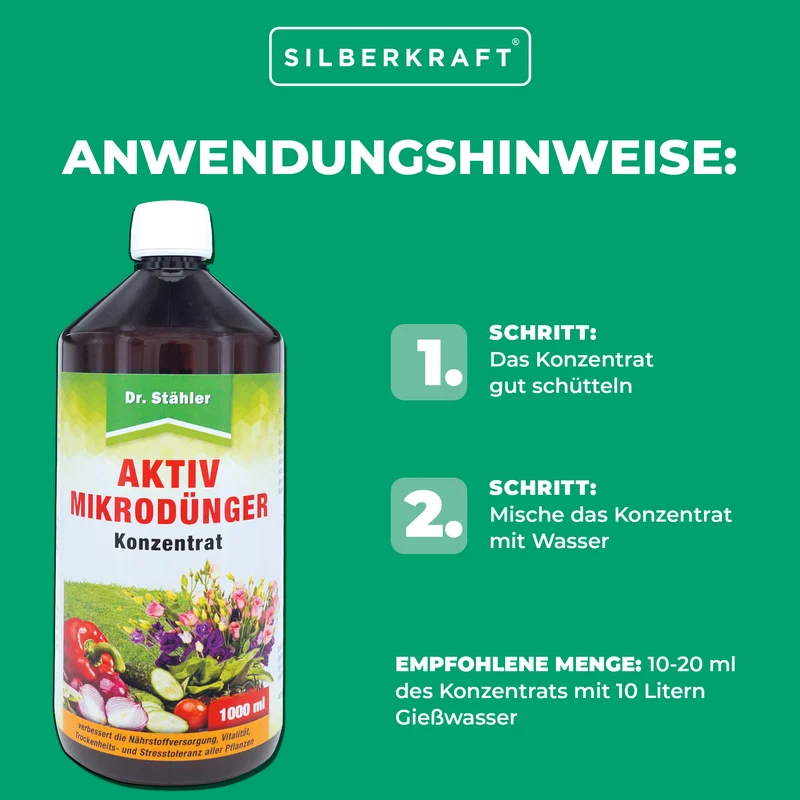 Aktiv Mikrodünger Konzentrat - Organischer NK-Dünger, flüssig