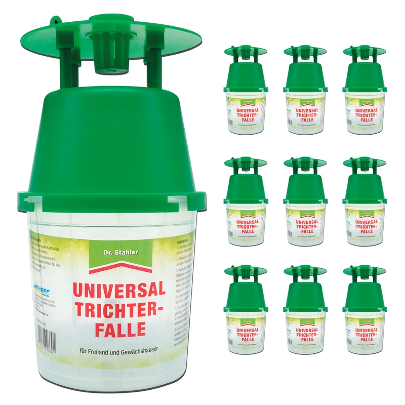 Universal Trichterfalle ohne Lockstoff: Praktische Lösung gegen Schadschmetterlinge