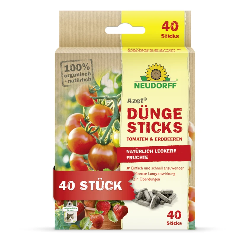 Neudorff Azet DüngeSticks für Tomaten und Erdbeeren