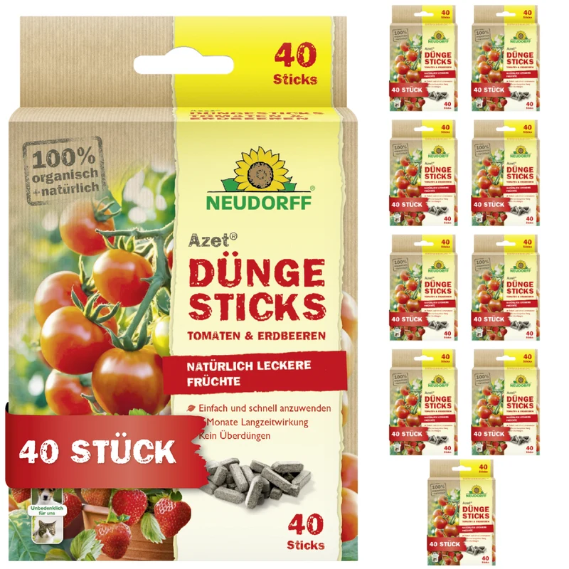 Neudorff Azet DüngeSticks für Tomaten und Erdbeeren