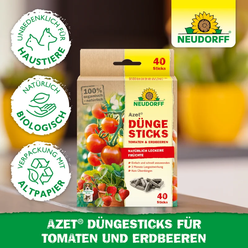 Neudorff Azet DüngeSticks für Tomaten und Erdbeeren
