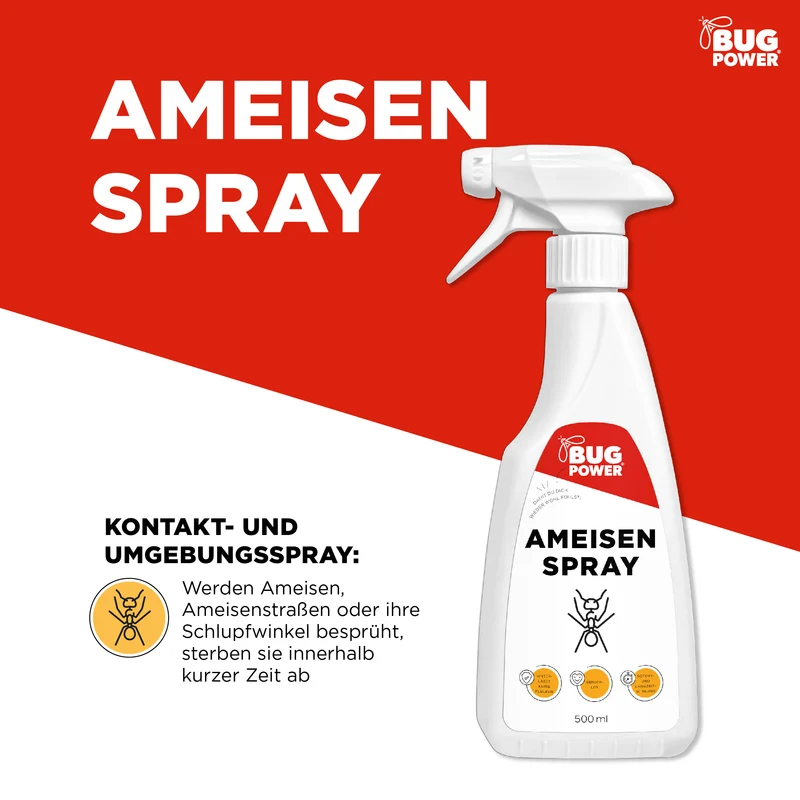 BugPower Ameisen Spray - effektiv gegen Ameisen