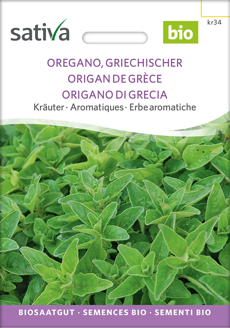 BIO Saatgut Oregano, griechischer