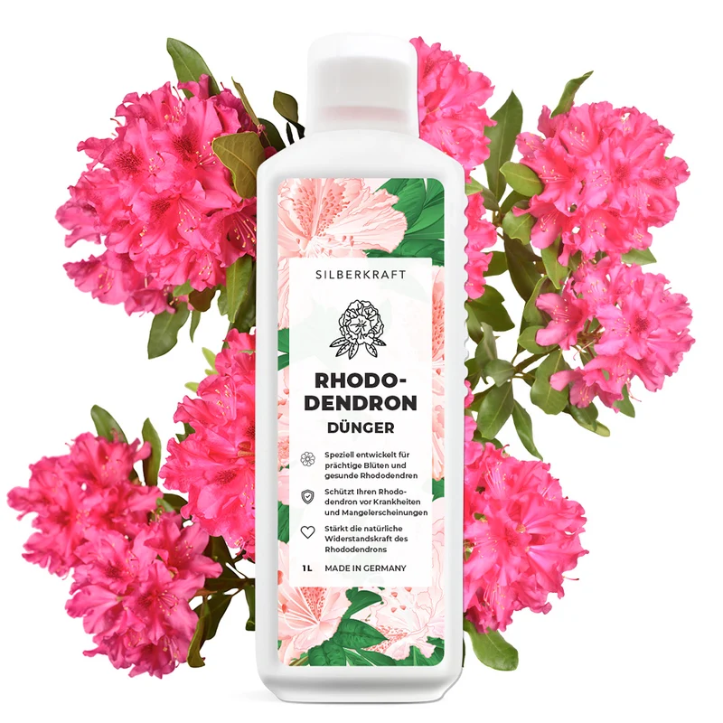 Rhododendron Dünger - Mineralischer NPK Flüssigdünger mit Stickstoff - Dünger für Rhododendren - Azaleen Dünger - Kamelien Dünger