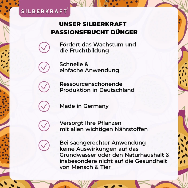 Passionsfrucht Dünger - Mineralischer NPK Flüssigdünger mit Stickstoff - Dünger für Passionsfruchtpflanzen - Maracuja Dünger - Passionsblumen Dünger - Exotischer Pflanzendünger