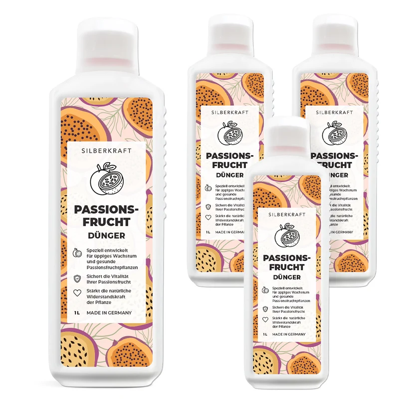 Passionsfrucht Dünger - Mineralischer NPK Flüssigdünger mit Stickstoff - Dünger für Passionsfruchtpflanzen - Maracuja Dünger - Passionsblumen Dünger - Exotischer Pflanzendünger