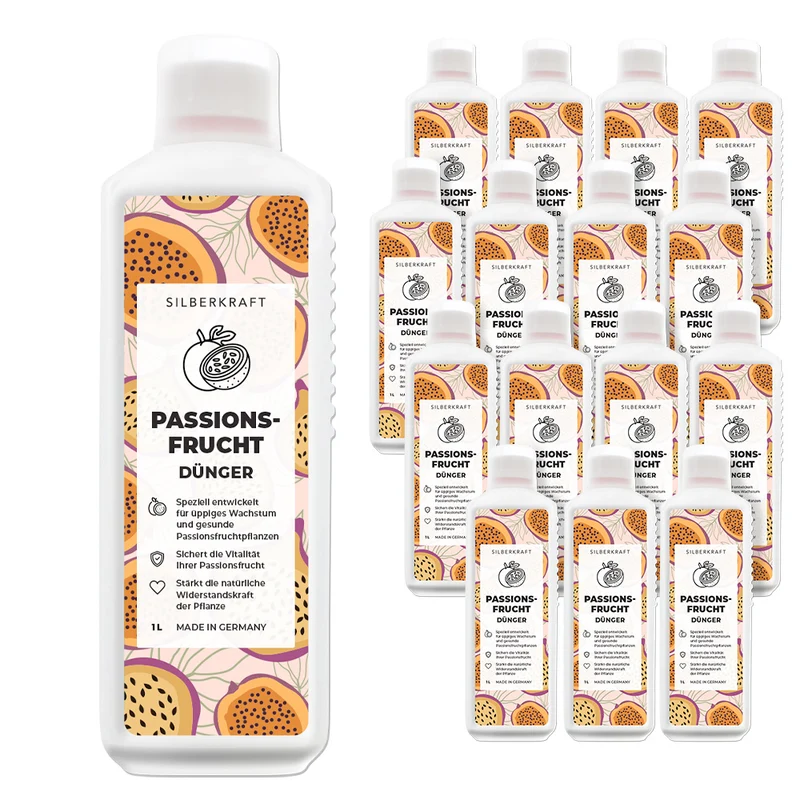 Passionsfrucht Dünger - Mineralischer NPK Flüssigdünger mit Stickstoff - Dünger für Passionsfruchtpflanzen - Maracuja Dünger - Passionsblumen Dünger - Exotischer Pflanzendünger
