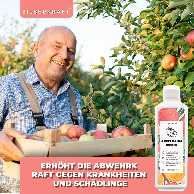 Apfelbaum Dünger - Mineralischer NPK Flüssigdünger mit Stickstoff - Dünger für Apfelbaum - Apfelbäume düngen - Obstdünger