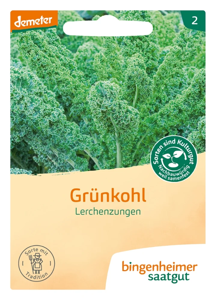 BIO Saatgut Grünkohl Lerchenzunge