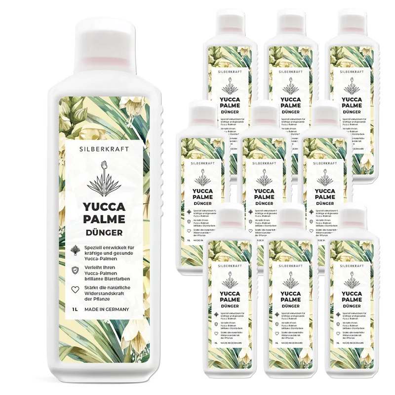 Yucca Dünger - Mineralischer NPK Flüssigdünger mit Stickstoff - Dünger für Yucca Palmen - Palmlilie düngen - Yucca Rostrata Dünger