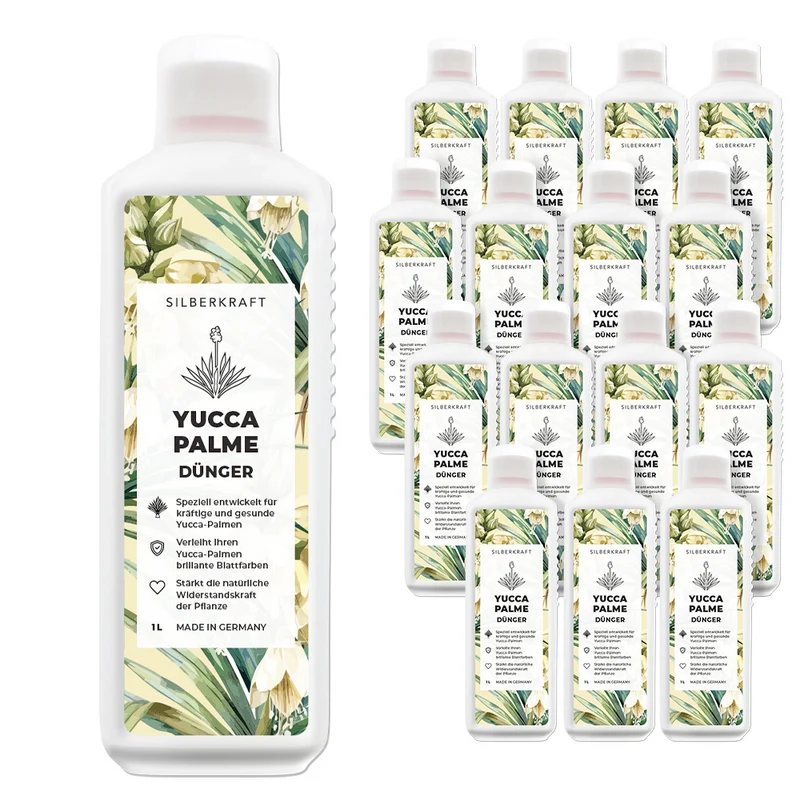 Yucca Dünger - Mineralischer NPK Flüssigdünger mit Stickstoff - Dünger für Yucca Palmen - Palmlilie düngen - Yucca Rostrata Dünger