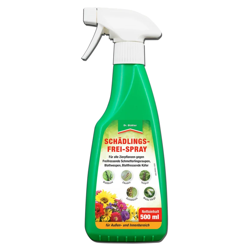 Schädlingsfrei-Spray gegen Milben und Blattläuse für eine geschützte Pflanzenumgebung