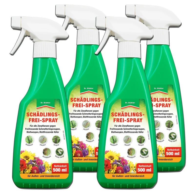 Schädlingsfrei-Spray gegen Milben und Blattläuse für eine geschützte Pflanzenumgebung