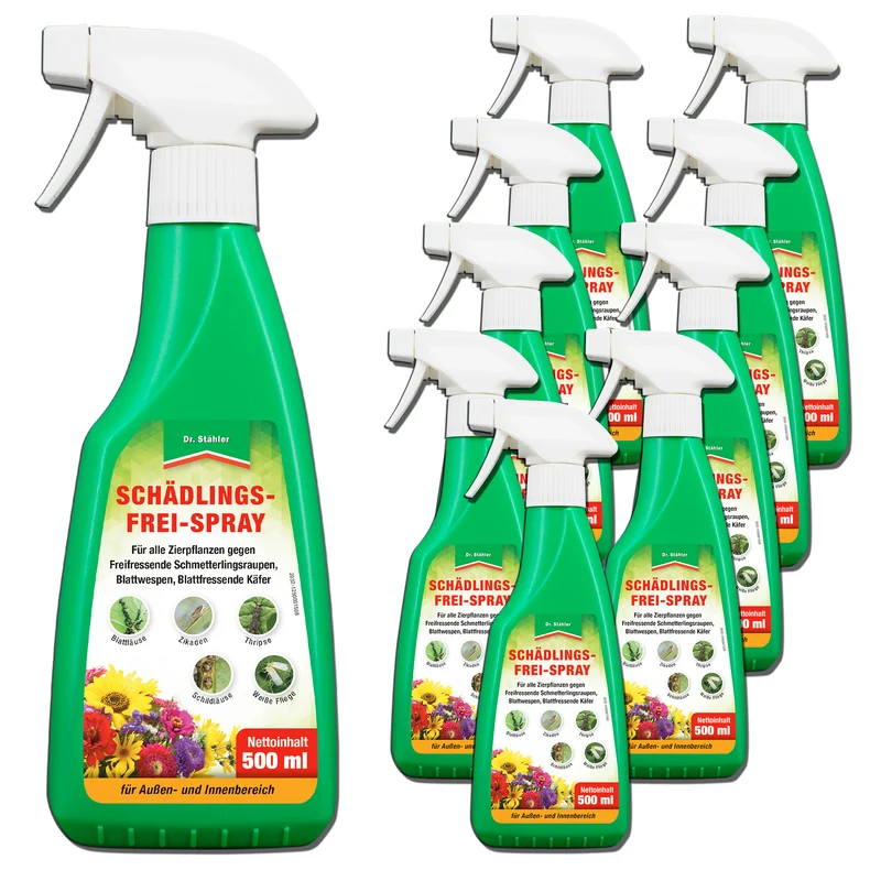Schädlingsfrei-Spray gegen Milben und Blattläuse für eine geschützte Pflanzenumgebung