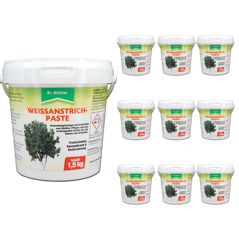Effektiver Schutz für Bäume & Sträucher: Weißanstrich-Paste gegen Frostschäden