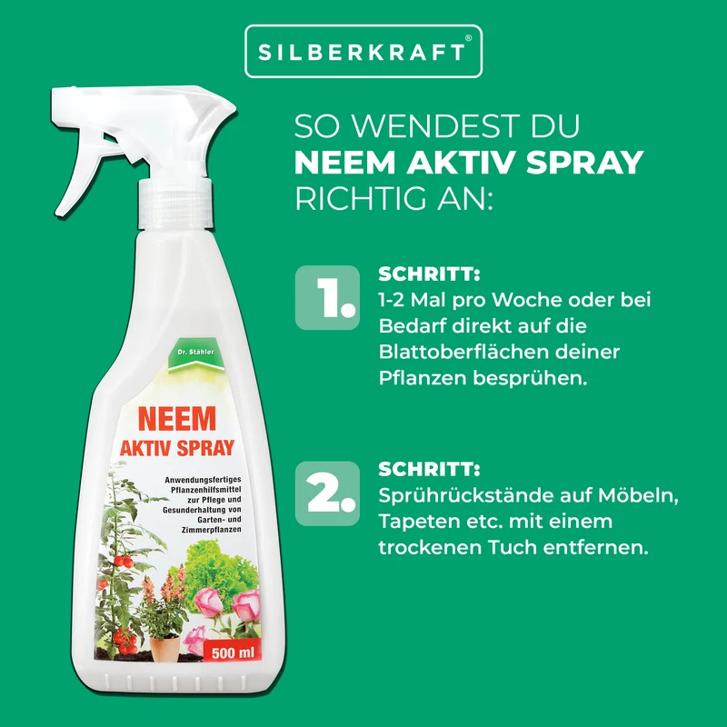 Neem Aktiv Spray: Pflege und Gesunderhaltung von Garten- und Zimmerpflanzen