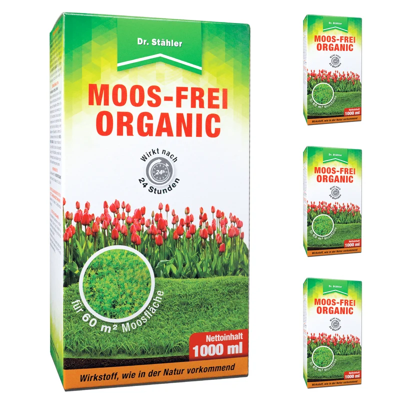 Moos-Frei Organic: Hochwirksamer Moosentferner für einen grünen, perfekten Rasen