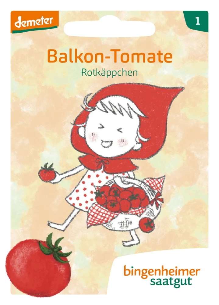 BIO Saatgut Balkontomate Rotkäppchen