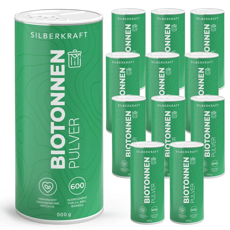 Biotonnenpulver gegen Madenbefall, Schimmel und unangenehme Gerüche
