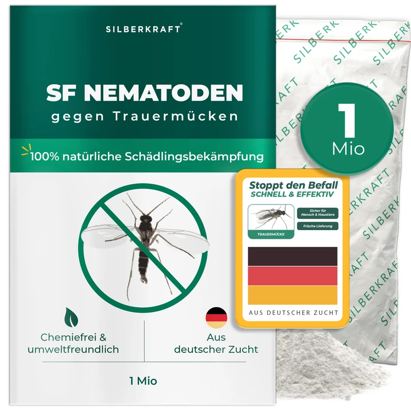 SF Nematoden zur Bekämpfung von Trauermücken für Zimmerpflanzen