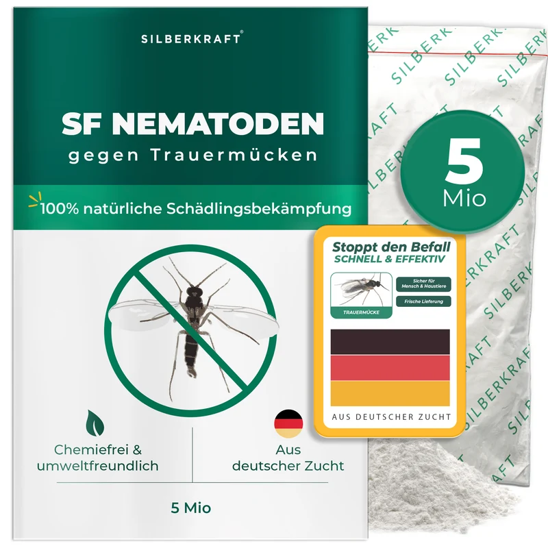 SF Nematoden zur Bekämpfung von Trauermücken für Zimmerpflanzen