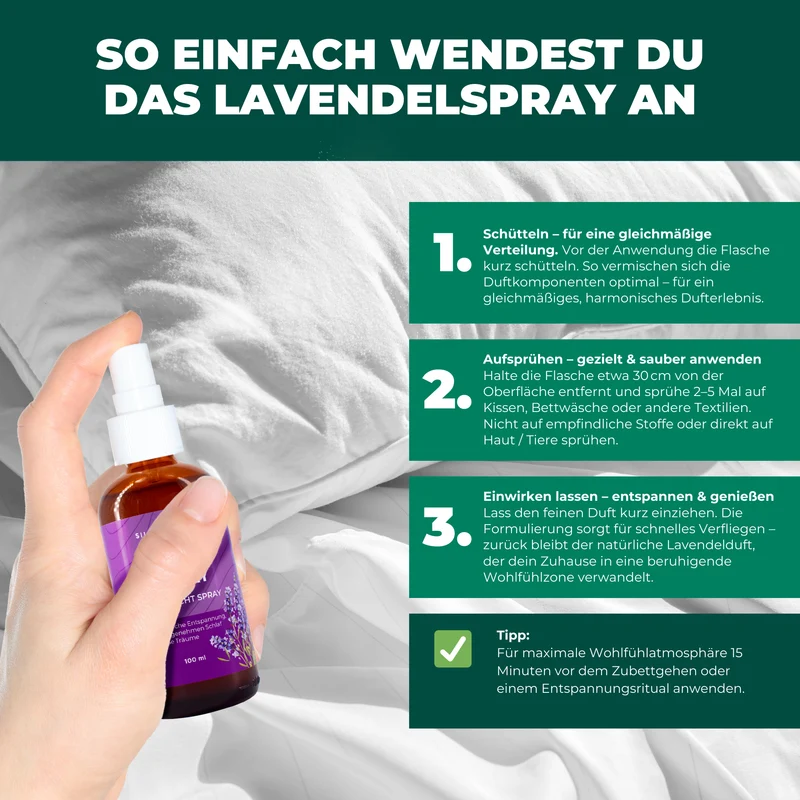 Lavendelspray Glas