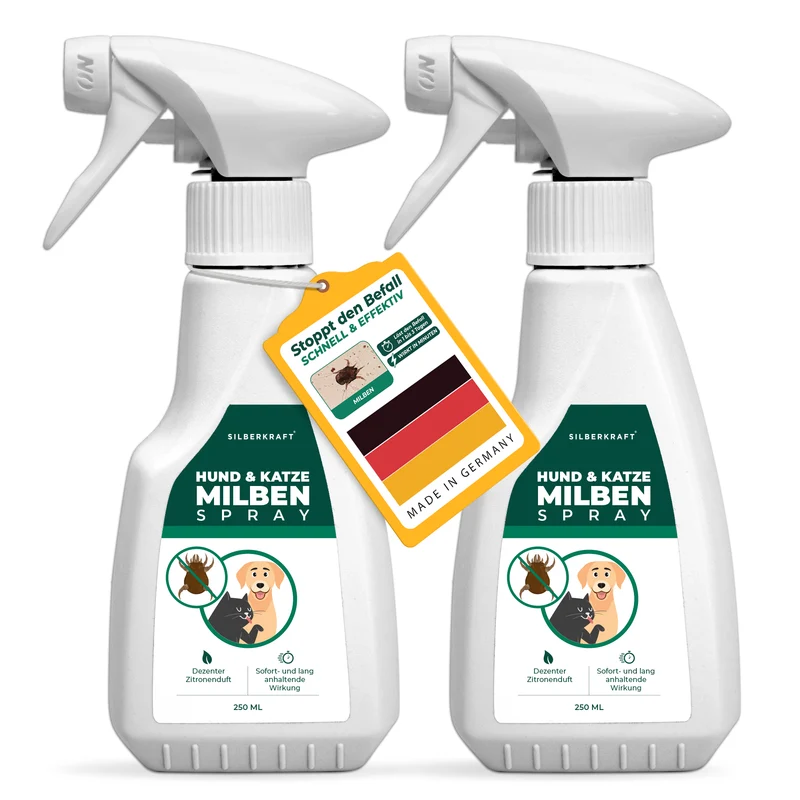 Milbenspray für Hunde & Katzen