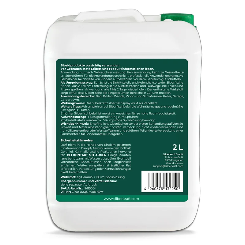 Silberfischspray - Silberfische / Papierfische vertreiben