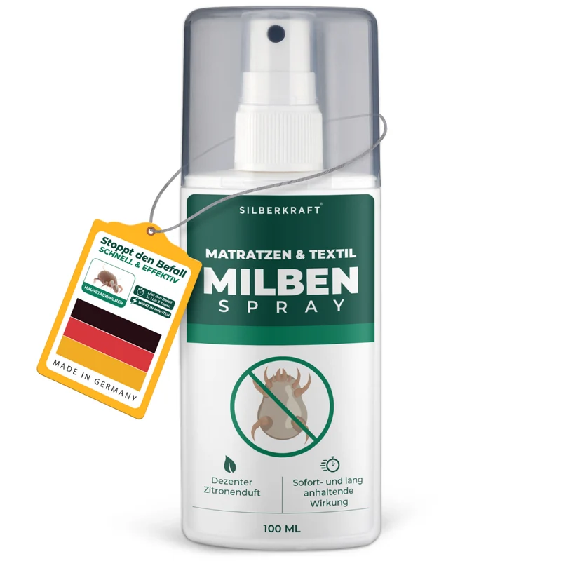 Milbenspray für Matratzen & Textil - Milben im Bett vertreiben