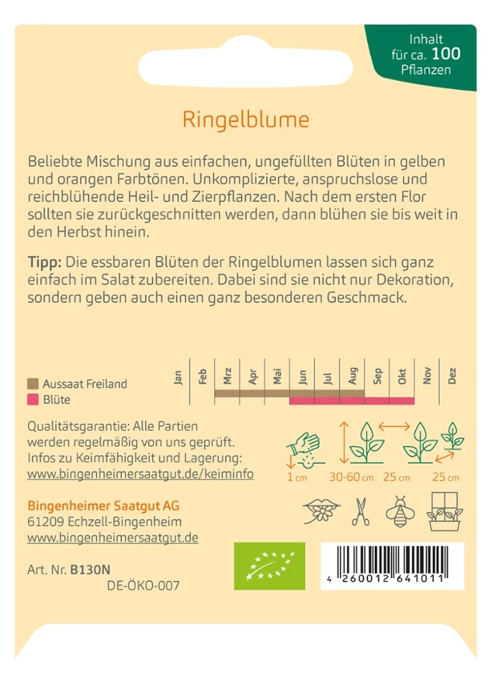 BIO Saatgut Ringelblume