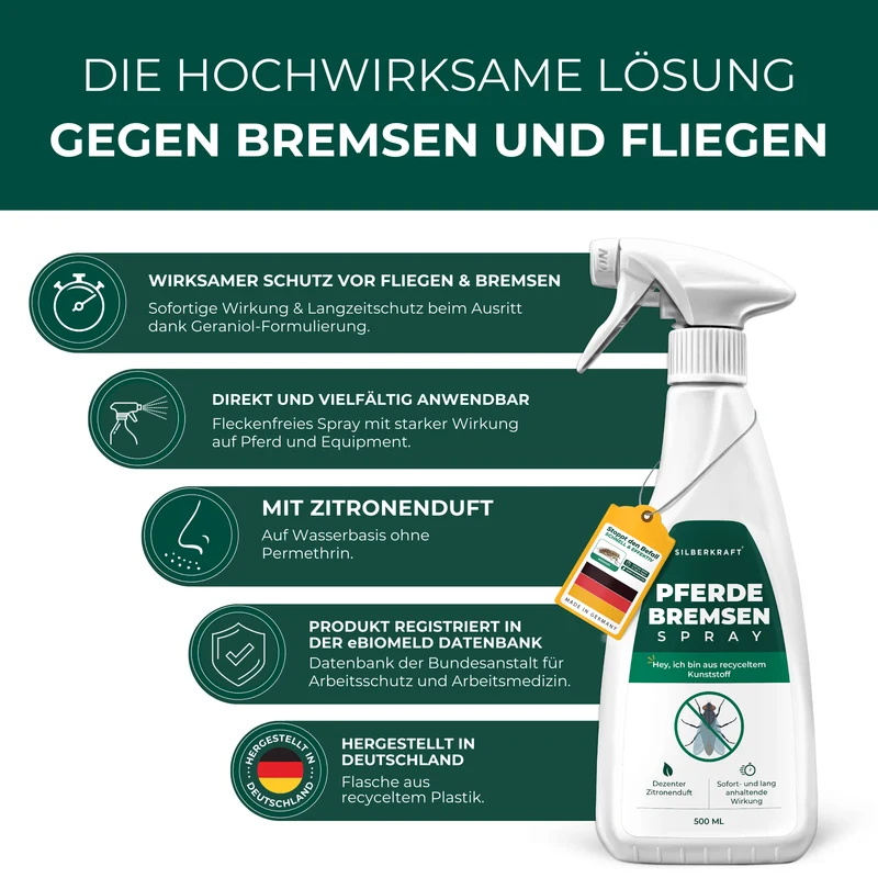 Bremsen-Spray für Pferde