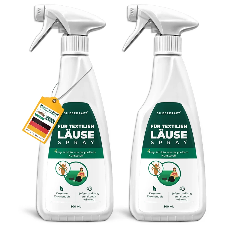 Läusespray für Textilien und Kopfläuse vorbeugen Spray