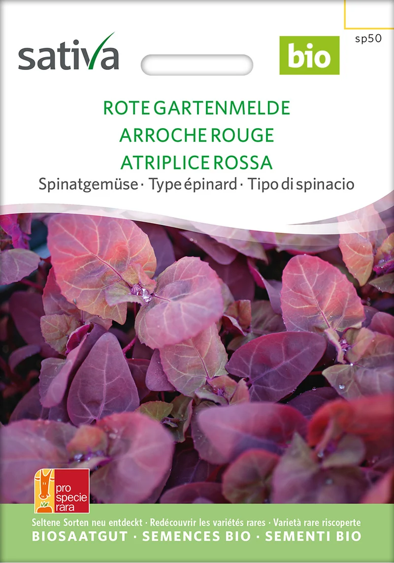 BIO Saatgut Rote Gartenmelde