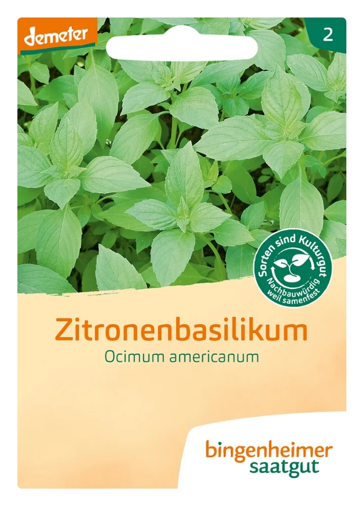 BIO Saatgut Zitronenbasilikum