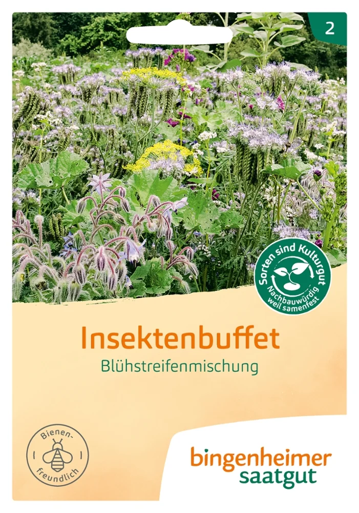 BIO Saatgut Gründüngung Blühstreifen Insektenbuffet