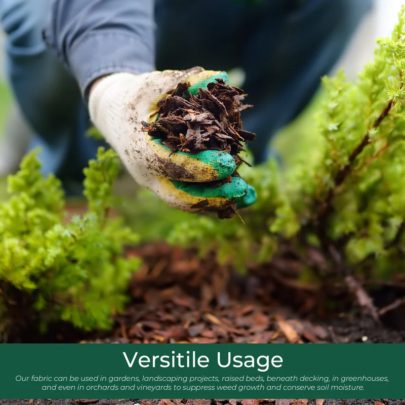 Gardeners Dream Extra Starke Unkrautunterdrückende Membrane Kit (1 Meter Breite)