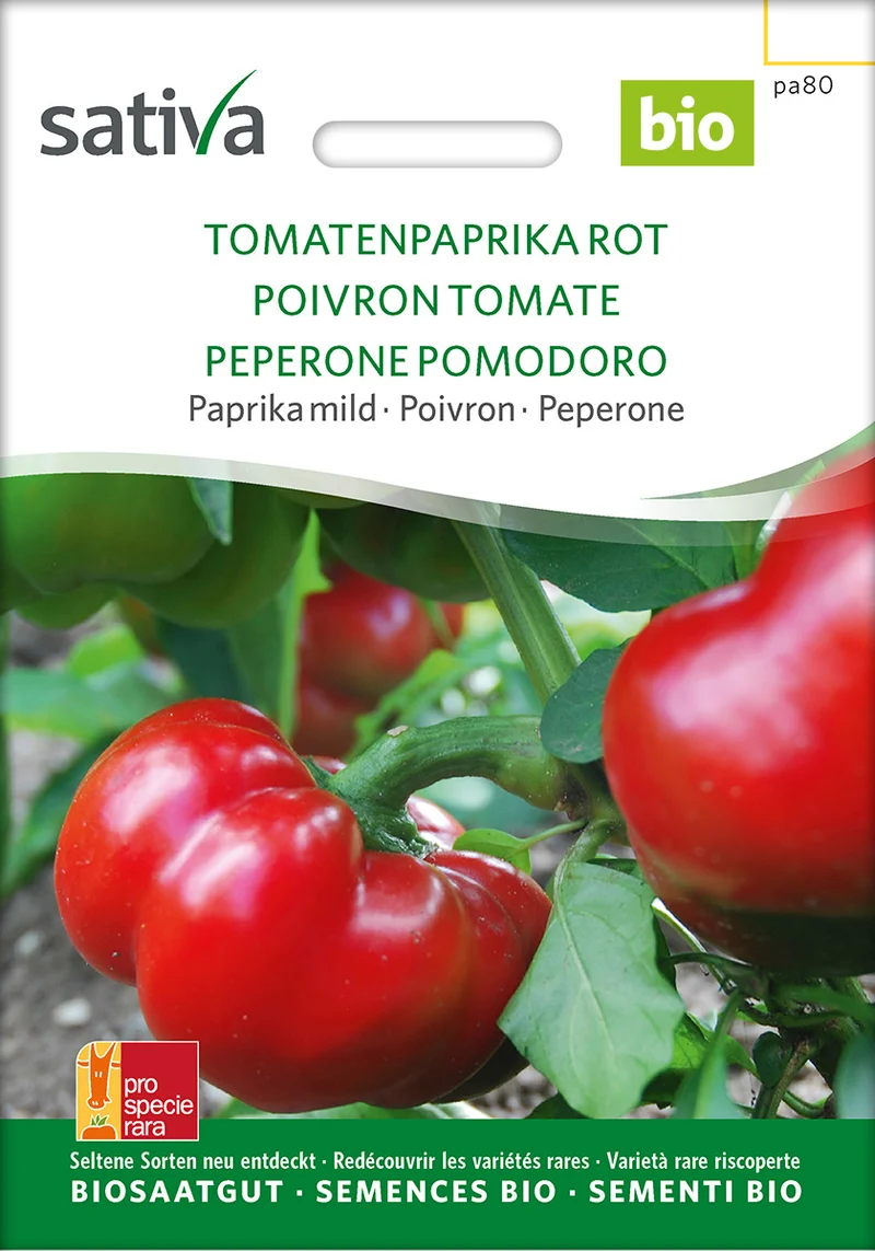 BIO Saatgut Tomatenpaprika rot