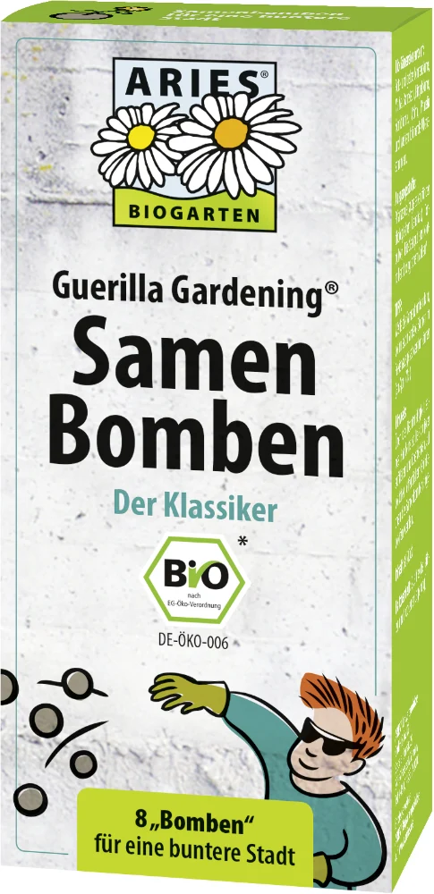 Guerilla Gardening Samenbomben KLASSIKER