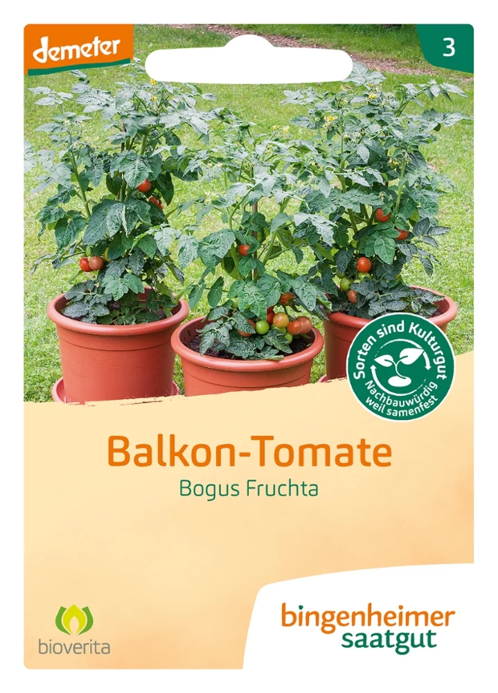 BIO Saatgut Balkontomate Bogus Fruchta