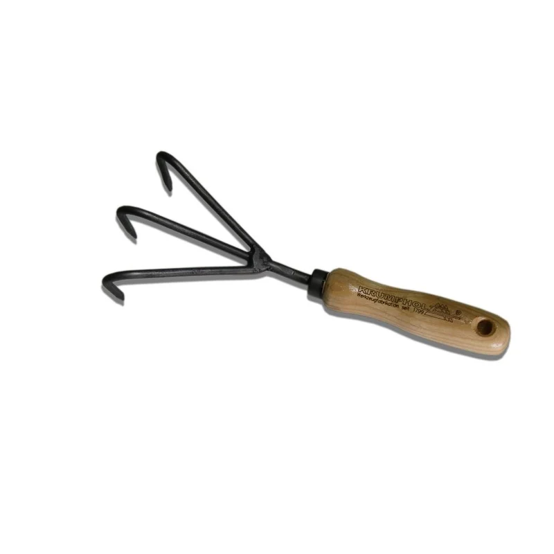 Krumpholz Handgrubber 3 Zinken geschmiedet